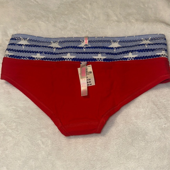 PINK Victoria's Secret Red and Blue Star Panties - Picture 5 of 6